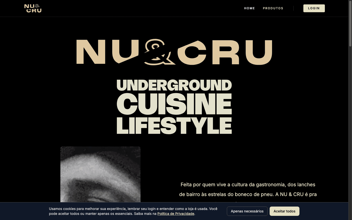 Preview do site NU&CRU